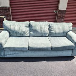 Beautiful Turquoise Couch Free Delivery No Deposit Necessary 