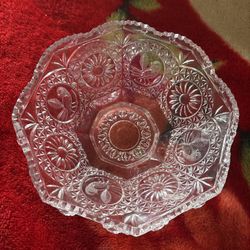 Vintage Glass Candy Dish