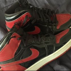 Jordan 1 retro high pantent Bred