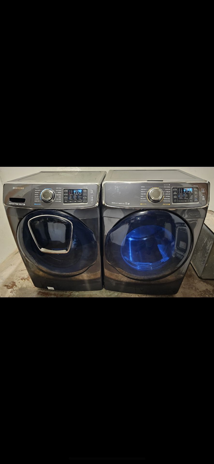 Samsung AddWash Steam Washer and Dryer set