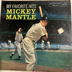 Vintage 1958 “My Favorite Hits” — Mickey Mantle (RCA Victor LPM-1704)