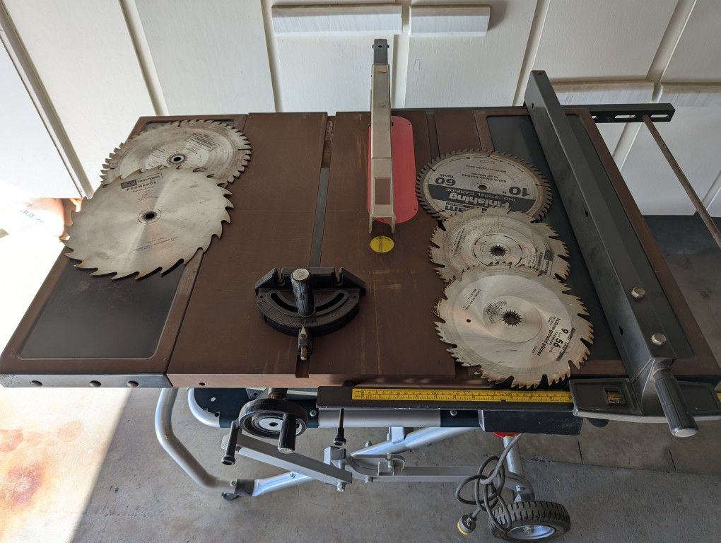Craftsman 12" Table Saw With Bosch Cart