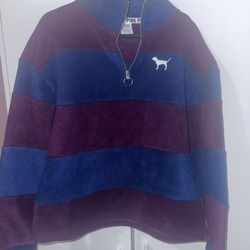 Pink 1/2 Zip Sweatshirt 