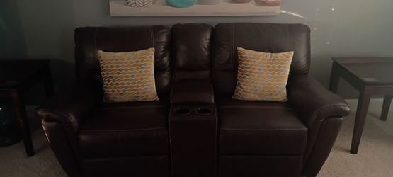 Leather sofa