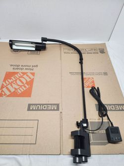 Ott-lite clamp on gooseneck light lamp
