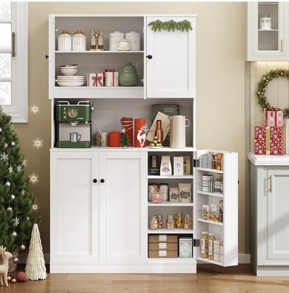 Kitchen Pantry Storage Cabinet