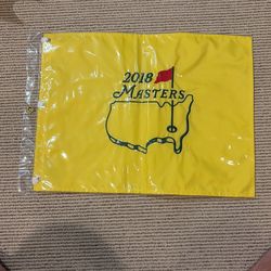 2018 Masters Augusta National Golf Flag – Yellow