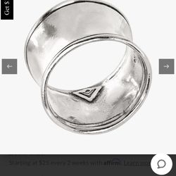 Silpada Hammered Cuff Ring