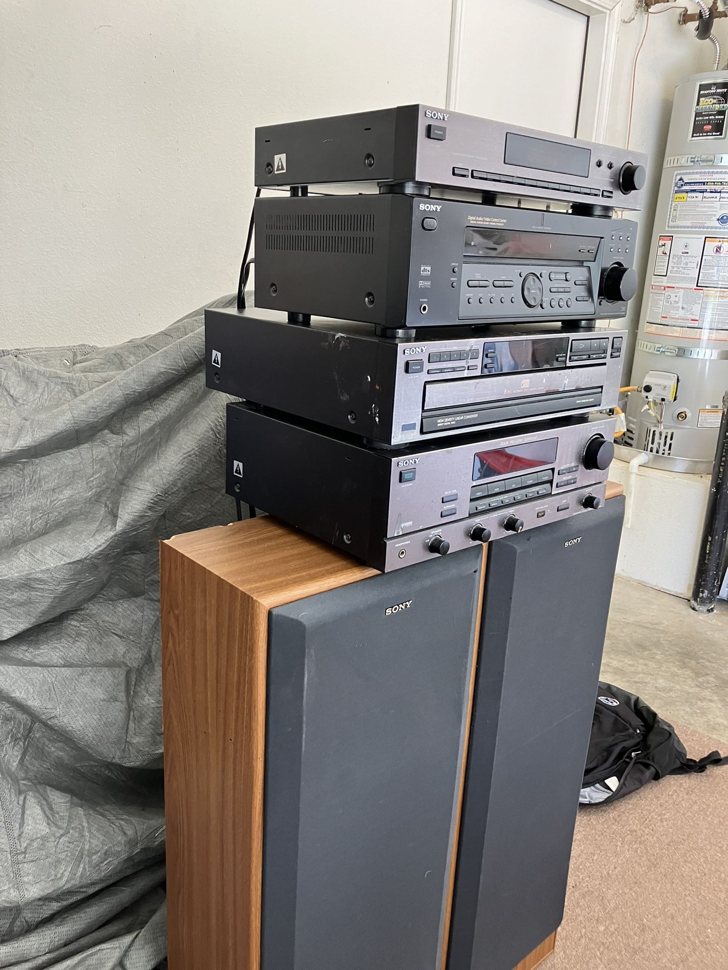 Stereo Equipment 2 Receivers,6 Disk CD Player for Sale in Elk Grove