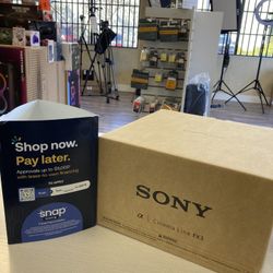 Sony FX3A Cinema Camera Only At Downey Camera