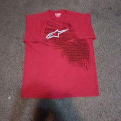 Red Moto Alpinestars Shirt