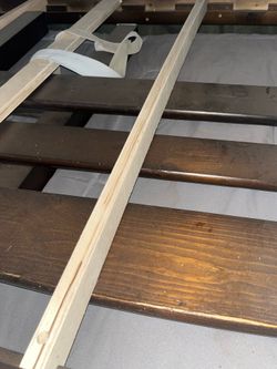 Fully Complete Twin Bed  frame and mattress