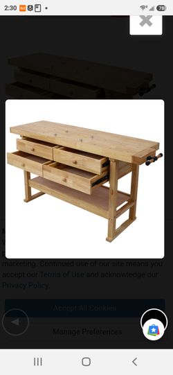 WOOD WORK BENCH