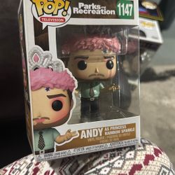 Funko Pop, Andy as Princess Rainbow Sparkle