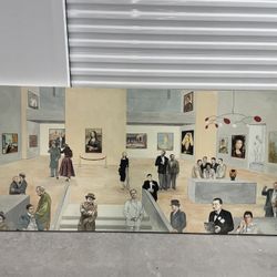 36”x 80” Mobsters, gangsters, And Famous Artwork All In A Gallery By Jeff Schaub 