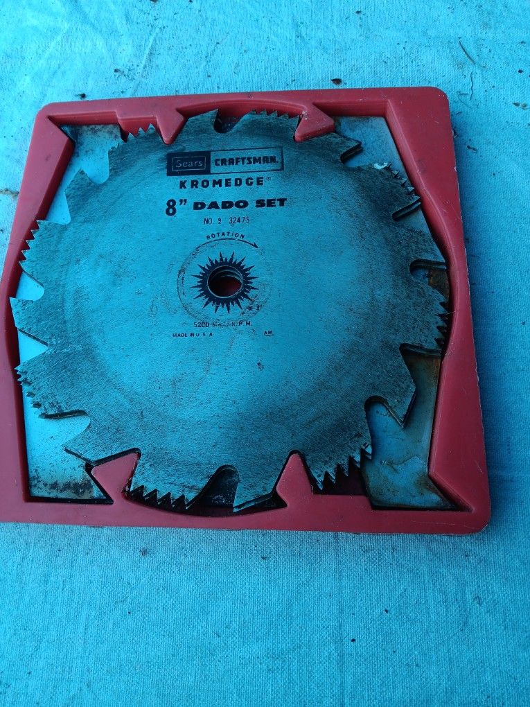 Craftsman Professional Kromedge 8" Dado Set