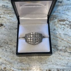 Anniversary Or Fashion Ring - 3 Ct Total Diamonds Not Lab Grown 