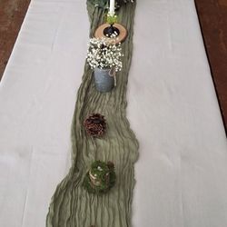 Sage Green Table Runners 10