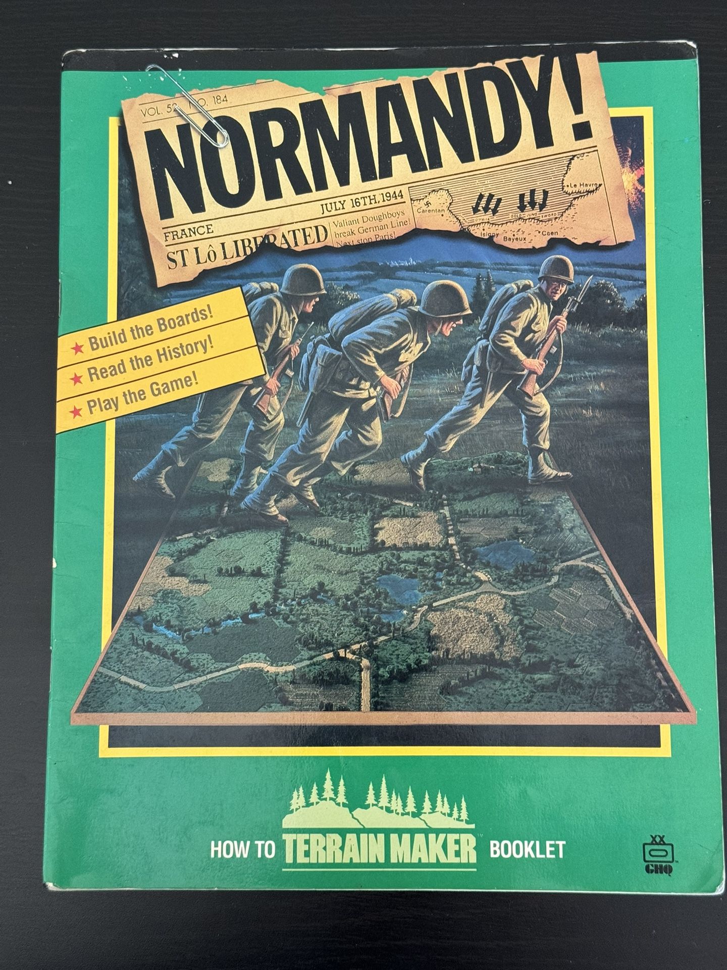 GHQ How to Terrain Maker Booklet: "Normandy!" (Softcover, 1990)