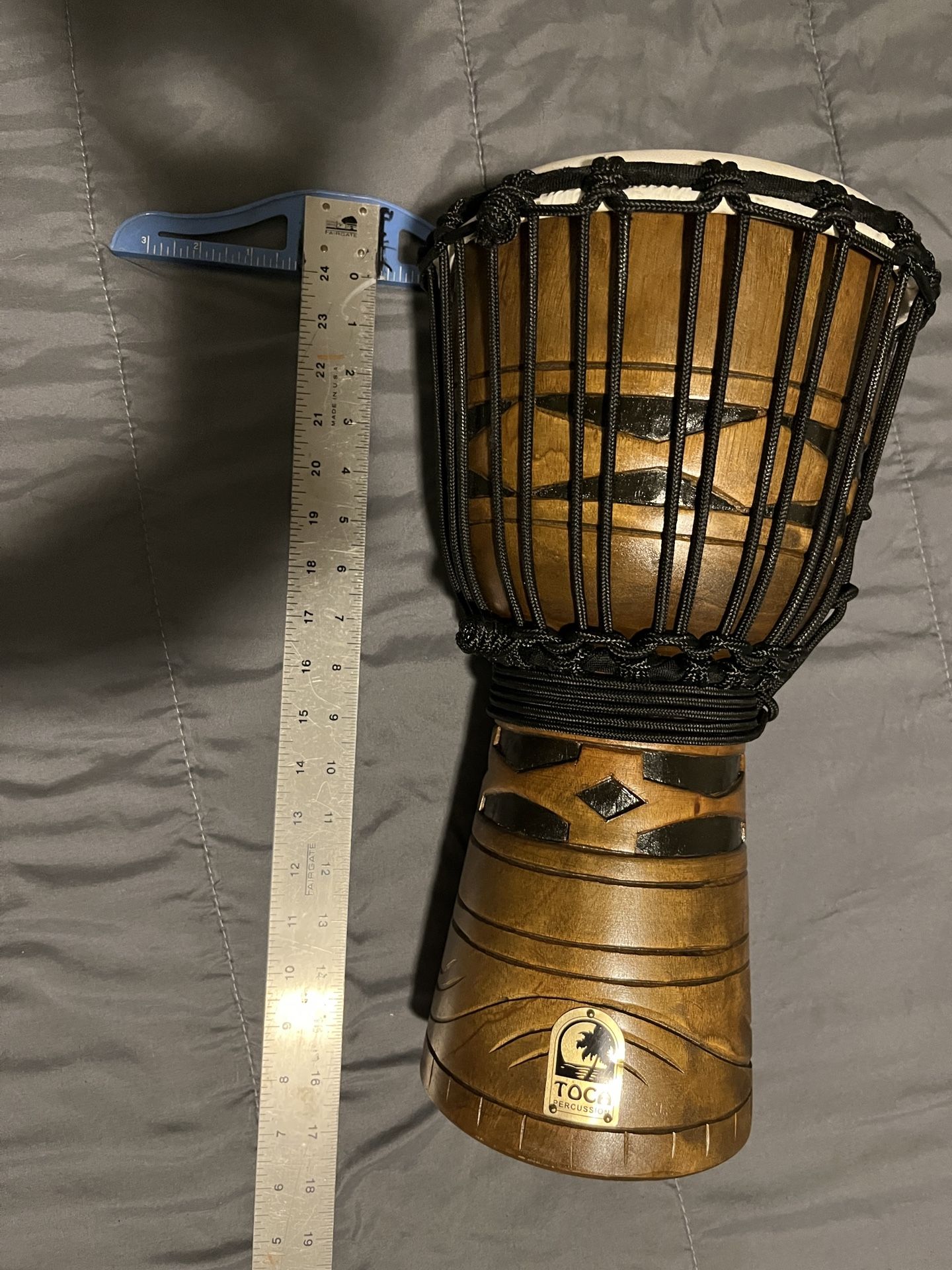 TOCA PERCUSSION ORIGINS SERIES WOOD ROPE-TUNED DJEMBE 8 Inches