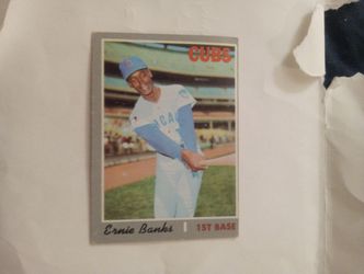 Vintage 1970 Topps Ernie Banks #630 EX
