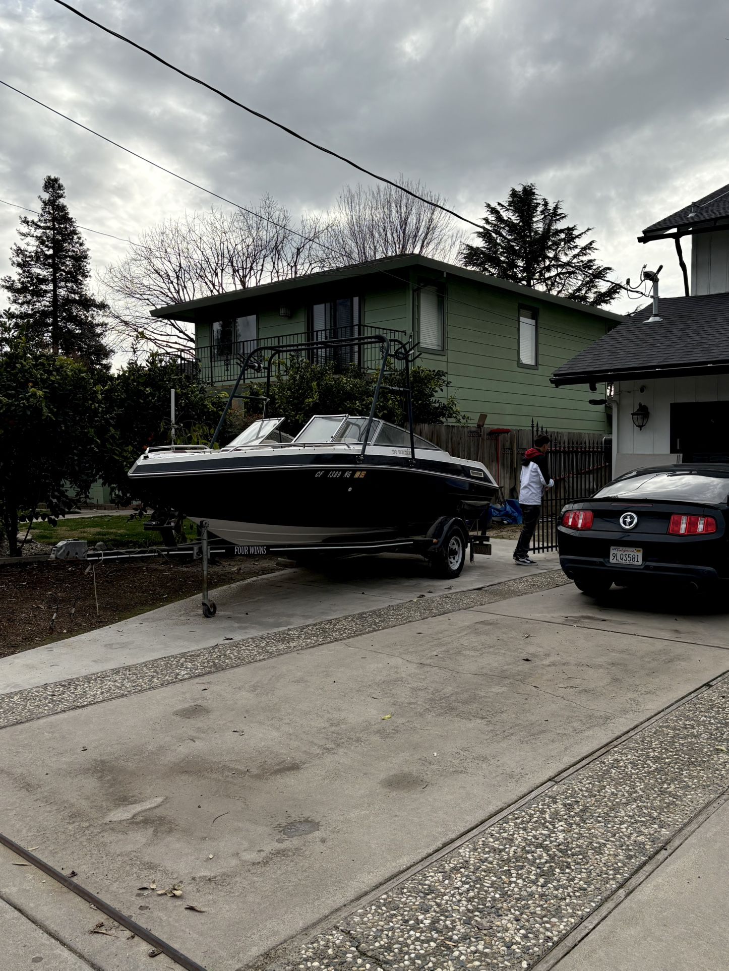 Selling Four Winns Boat And Trailer