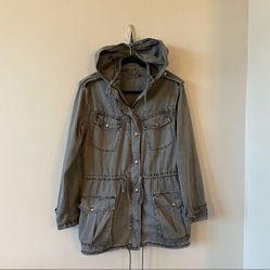 Aritzia & Talula Trooper Utility Drawstring Waist Jacket