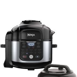 Ninja FD302 Foodi 11-in-1 Pro 6.5 qt. Pressure Cooker & Air Fryer that Steams, Slow Cooks, Sears, Sautés, Dehydrates & More, with 4.6 qt. Crisper Plat