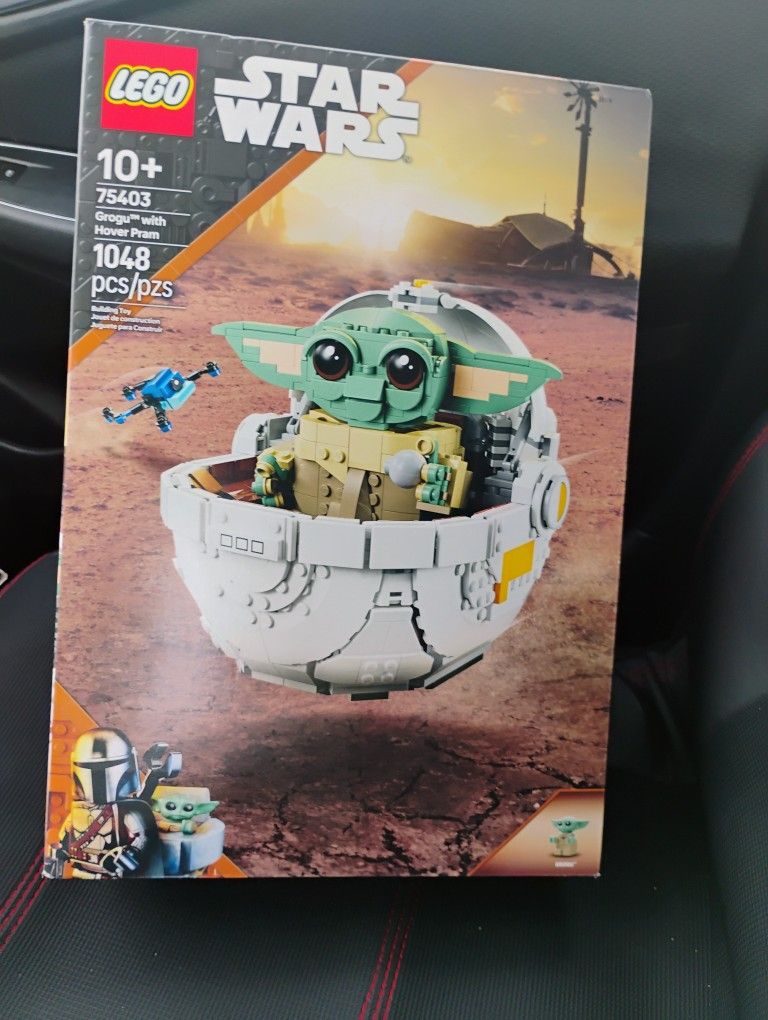 Grogu With Hover Pram Lego Set