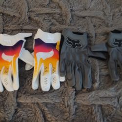 Mens FOX BMX MTB GLOVES
