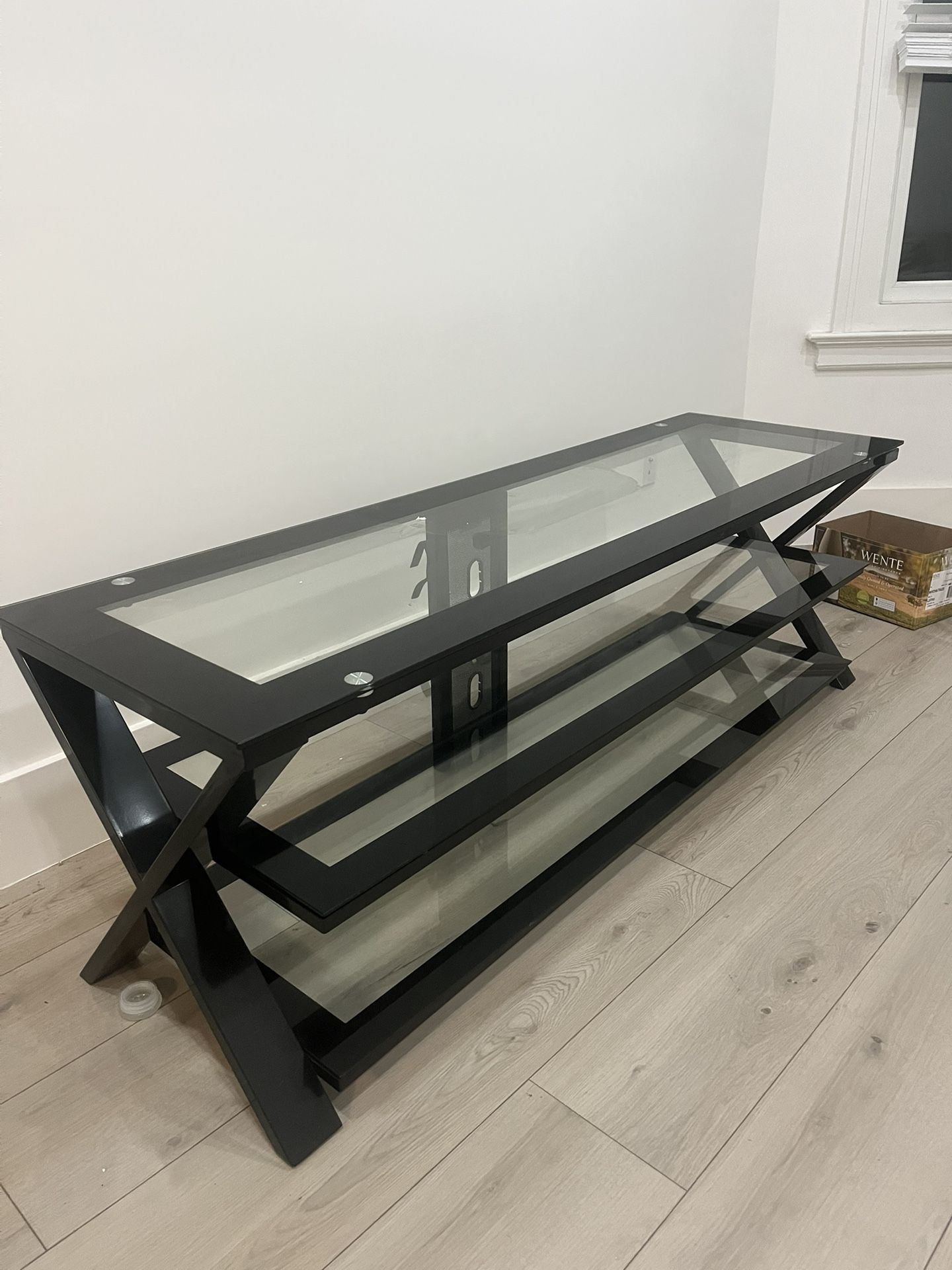 Glass TV Stand