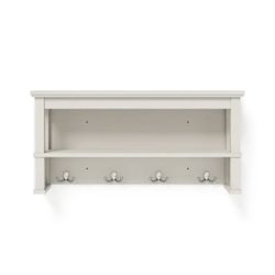 allen + roth - White Laminate Rectangular  Floating shelf 2 Decorative Shelf