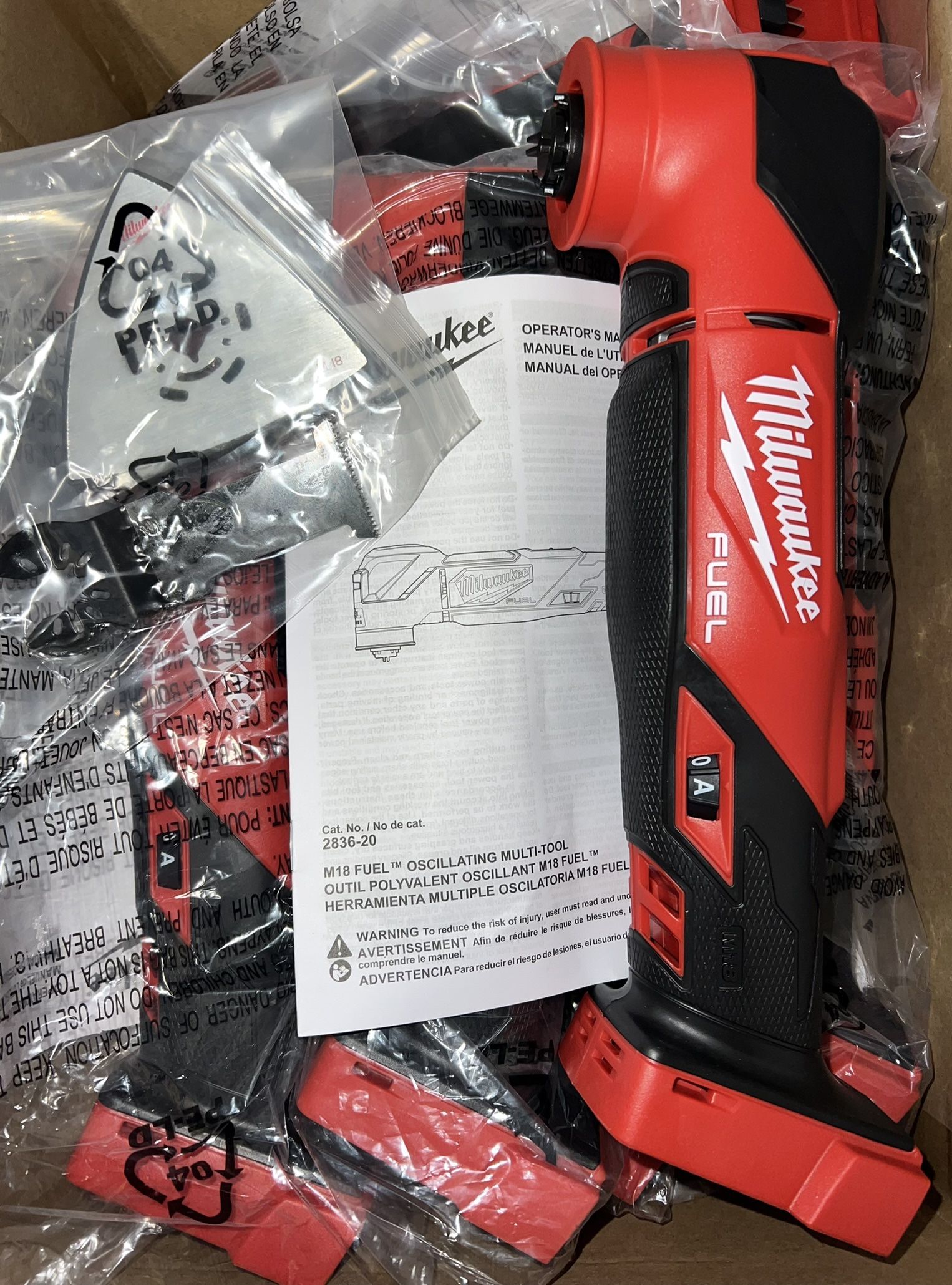 Milwaukee M18 Fuel Oscillating Multi Tool. Tool Only. Model #2836-20