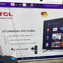 TCL 4series LED Brand New Sealed With 1 Year Warranty 
