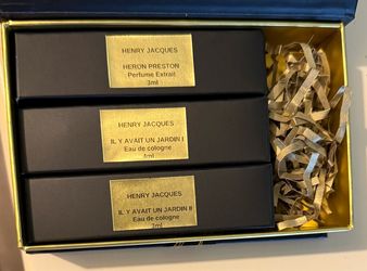 Henry Jacques Perfume (see listing below for details)
