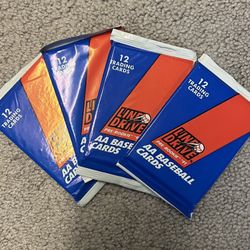 4 Line Drive Pre- Rookie 91 AA Baseball Cards 