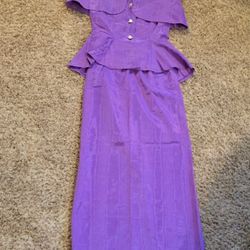 Womens teens Xs Small Purple Dress 