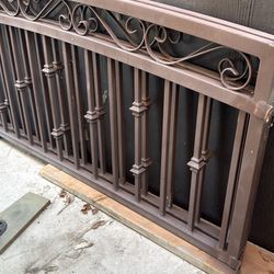 Metal fence panels 2 pieces