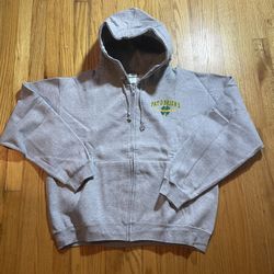 VINTAGE 1999 PAT O'BRIEN'S FULL ZIP HOODED Sweatshirt XL UNIVERSAL ORLANDO IRISH