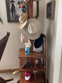 rustic western hat holder