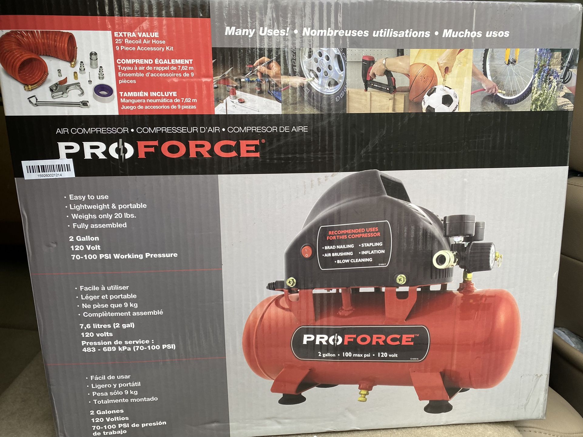 2 Gallon Air Compressor