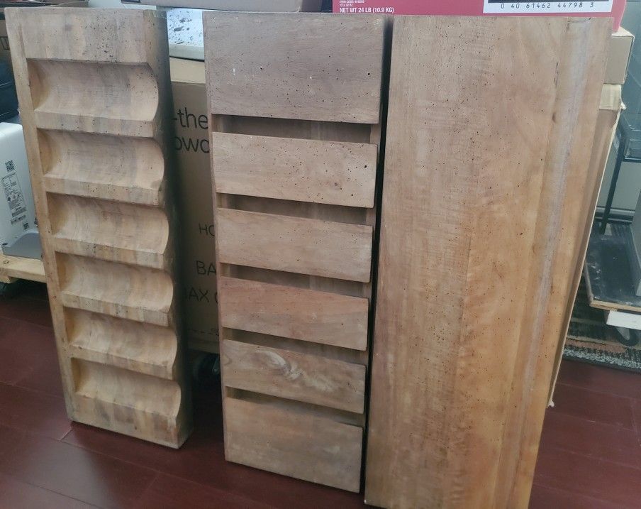 Wine Bar - Heavy Duty Wooden Shelves (3)