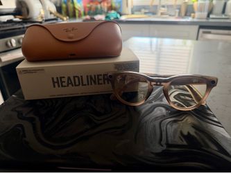 RayBan Meta Headliner Shiny Warm Stone Transparent