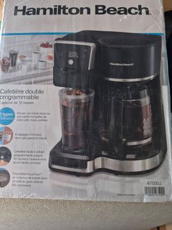 Hamilton Beach two in one coffee maker