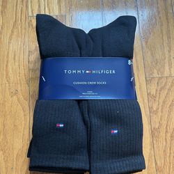 NWT Tommy Hilfiger men’s cushion crew socks 8 pairs