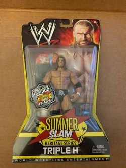 Triple H summer slam WWE action figure.