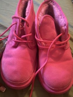 pink nuemel ugg size 10