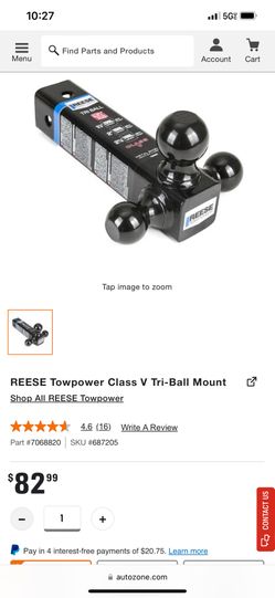 Tri-ball Trailer Hitch Accessory 