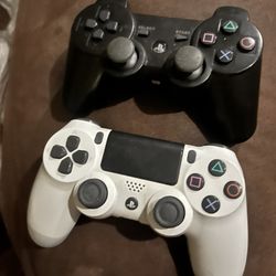 PS3 And PS4 Controllers 