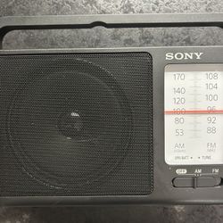 Sony ICF-506 Analog Tuning Portable FM/AM Radio